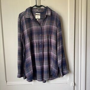 American Eagle Outfitters Plaid Flannel Shirt